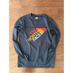 The North Face Boys Flash Dry Long Sleeve Logo Tee